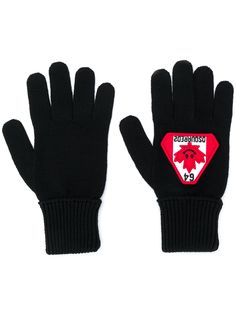 Dsquared2 трикотажные перчатки Canada с нашивкой-логотипом