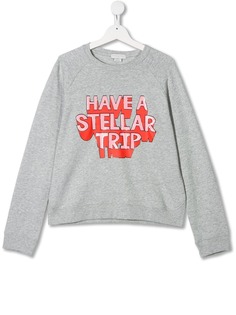 Stella McCartney Kids свитер с надписью