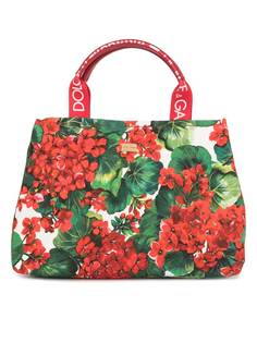 Dolce & Gabbana Kids сумка-тоут с цветочным принтом