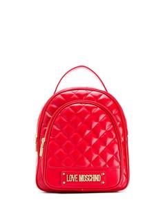 Love Moschino стеганый рюкзак с металлическим логотипом