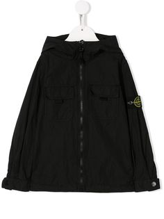 Stone Island Junior ветровка с капюшоном