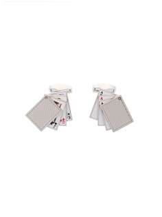 Tateossian запонки Moving Playing Cards