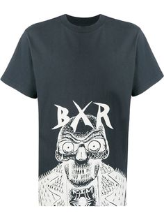 BornxRaised футболка с круглым вырезом и принтом Rick