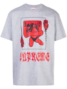 Supreme футболка с принтом Queen