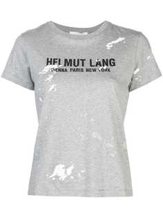 Helmut Lang футболка с логотипом