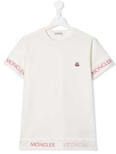 Moncler Kids футболка с логотипом