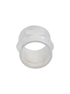 Maison Margiela кольцо с декором в виде гайки и болта