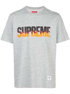 Supreme футболка Flame с короткими рукавами