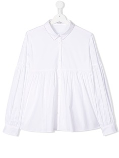 BRUNELLO CUCINELLI KIDS декорированная блузка