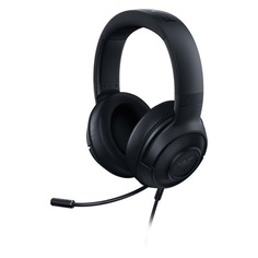 Гарнитура игровая Razer Kraken X Lite, для ПК и игровых консолей, мониторные, черный [rz04-02950100-r381]