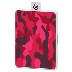 Внешний диск SSD Seagate 500GB One Touch SSD Camo Red (STJE500405)