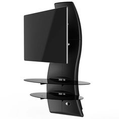 Пристенная стойка для ТВ с кронштейном Meliconi Ghost Design 2000 Rotation Carbon (488088)