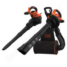 Садовый воздуходув/пылесос black&decker backpack blower vac beblv300