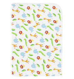 Пеленка Multi-Diapers трехслойная двусторонняя непромокаемая 60х90 см, 1 шт, цвет: белый