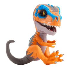 Интерактивный динозавр Fingerlings Скретч 12 см цвет: оранжевый