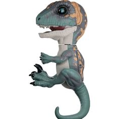 Интерактивная игрушка Fingerlings Untamed dino зеленый бежевый 12 см