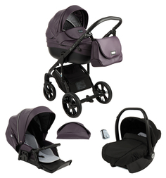 Коляска 3 в 1 Roan Bass Soft, цвет: фиолетовый