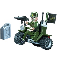 Конструктор Brick Военный Мотоцикл
