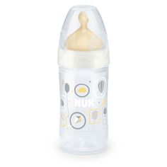 Бутылочка Nuk First Choice Plus New Classic соска FC+ с отверствием М размер 1 стекло с рождения, 240мл