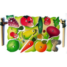 Игра - пазл Крона Во саду ли в огороде 30 х 21 х 10 см Krona