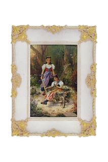 Картина "Девушка в лесу" Glasar