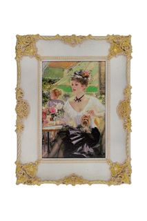 Картина "Девушка с собачкой" Glasar