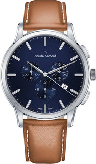 Швейцарские мужские часы в коллекции Classic Chronograph Мужские часы Claude Bernard 10237-3BUIN1