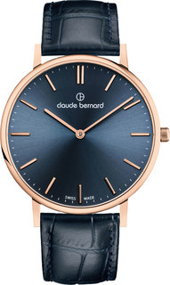 Швейцарские мужские часы в коллекции Slim Line Мужские часы Claude Bernard 20219-37RCBUIR