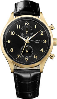 Мужские часы в коллекции Vintage Style Small Chronograph Мужские часы William L. WLOJ02NROJCN