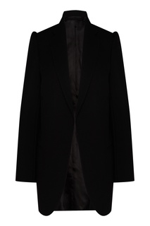 Черный пиджак с усиленной линией плеч Balenciaga