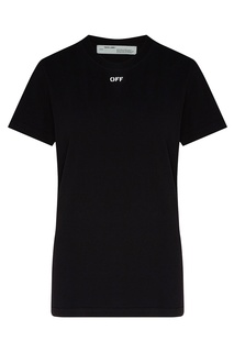 Черная футболка Off White