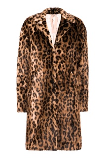 Пальто с леопардовым принтом No21