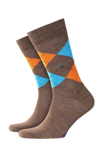 Светло-коричневые носки с яркими узорами Burlington