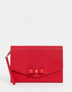 Кожаный клатч-конверт Ted Baker Krystan-Красный