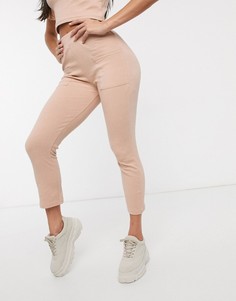 Розовые леггинсы от комплекта в рубчик Missguided-Розовый
