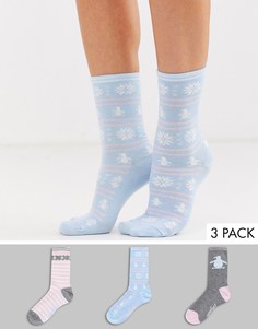Подарочный набор из 3 пар носков Penguin-Мульти