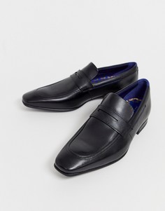 Черные кожаные пенни-лоферы Ted Baker Galah-Черный