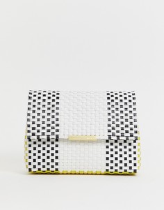 Тканая сумка-клатч Ted Baker - Madiee-Белый