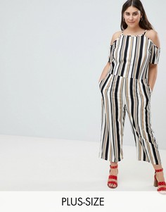 Комбинезон в полоску AX Paris Plus-Мульти