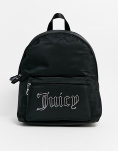 Черный рюкзак с логотипом Juicy Couture