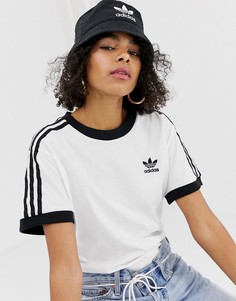 Черная панама с логотипом-трилистником adidas Originals-Черный