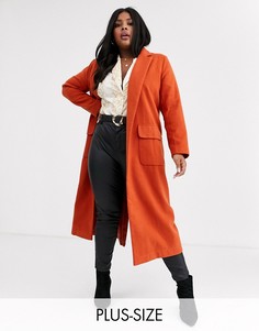 Шерстяное пальто Glamorous Curve-Красный