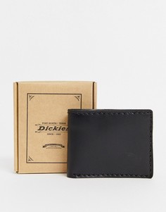 Черный кожаный бумажник Dickies Coeburn