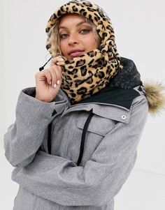 Шарф-воротник с леопардовым принтом Volcom Snow Wilder-Мульти