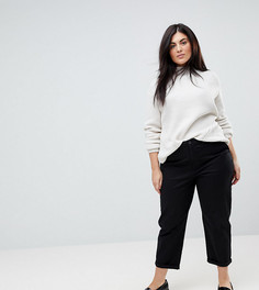 Черные брюки чиносы ASOS Design Curve-Черный