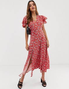 Чайное платье French Connection - Cerisier-Красный