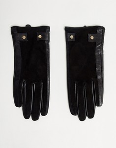 Перчатки из натуральной кожи Paul Costelloe-Черный