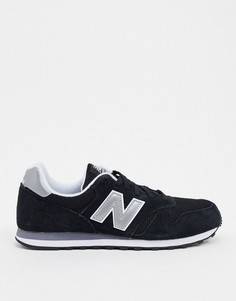 Черные кроссовки New Balance 373-Черный