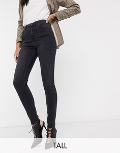 Черные супероблегающие моделирующие джинсы New Look Tall-Черный