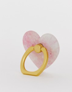 Розовое кольцо для телефона Typo-Мульти